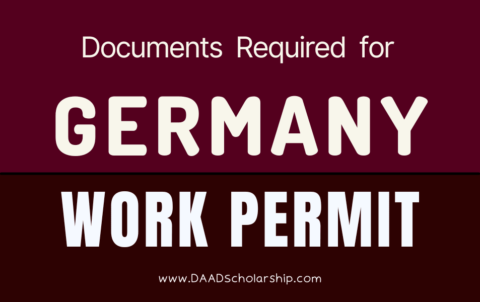 Documents for Germany Work Permit in 2023 Application Process