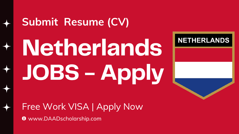 Netherlands Jobs With VISA Sponsorship 2023 for International Candidates