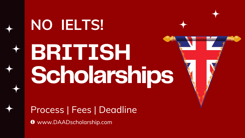 Study in UK Without IELTS - Opt for British Scholarships 2023 Without IELTS