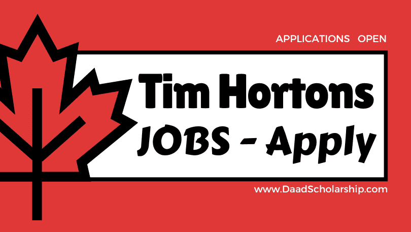 Jobs at Tim Hortons Canada 2023 - Applications Accepted Online