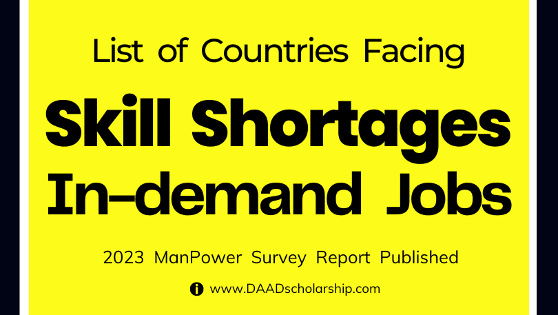 Countries Facing Skill Shortages 2023 - World's Most in Demand Jobs