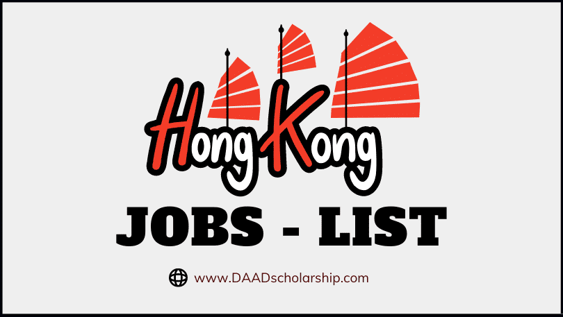 Hongkong Skills Shortage Jobs 2023 for International Workers