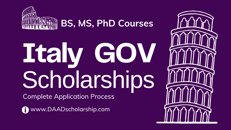 Government of Italy Scholarships 2024 - Online Application