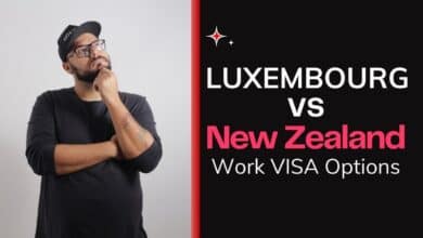 Luxembourg VS New Zealand Work Visa Job Opportunities Comparison