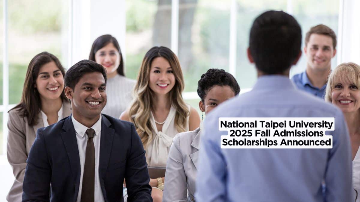 National Taipei University 2025 Fall Admissions Scholarships Announced