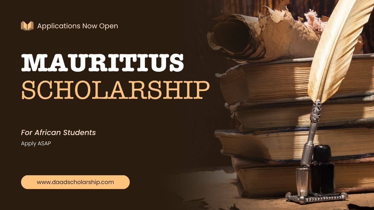 Mauritius Africa Scholarship 2026 for African Students