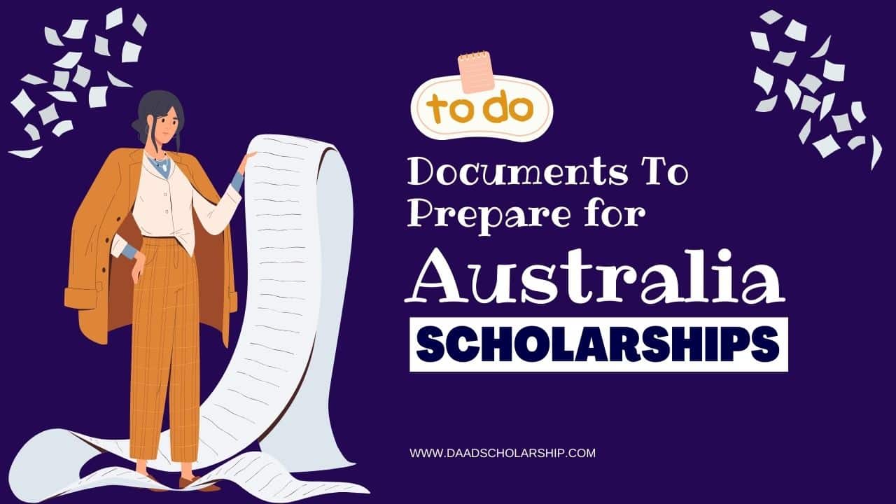Documents to Prepare for Australia Award Scholarships 2026 Programme