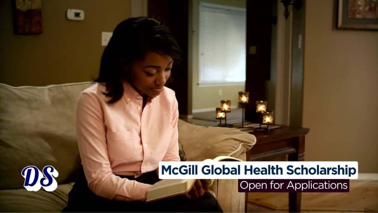 McGill Opens Global Health Scholarship 2026 Available