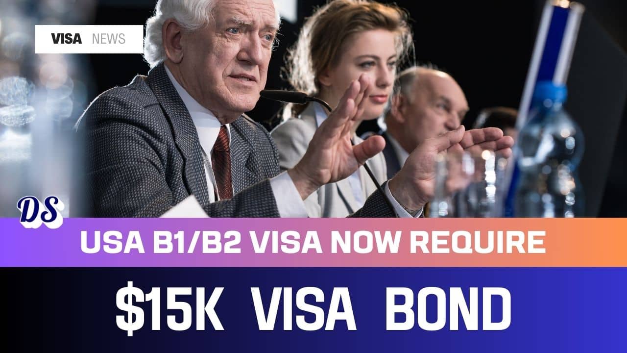 USA B1B2 Visa Bond Now Applicable on More Countries Starting January 2026