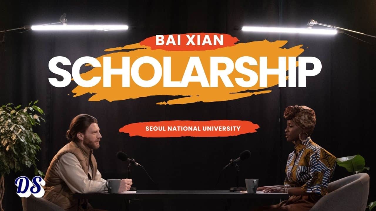 BAI XIAN Scholarship 2026 at Seoul National University