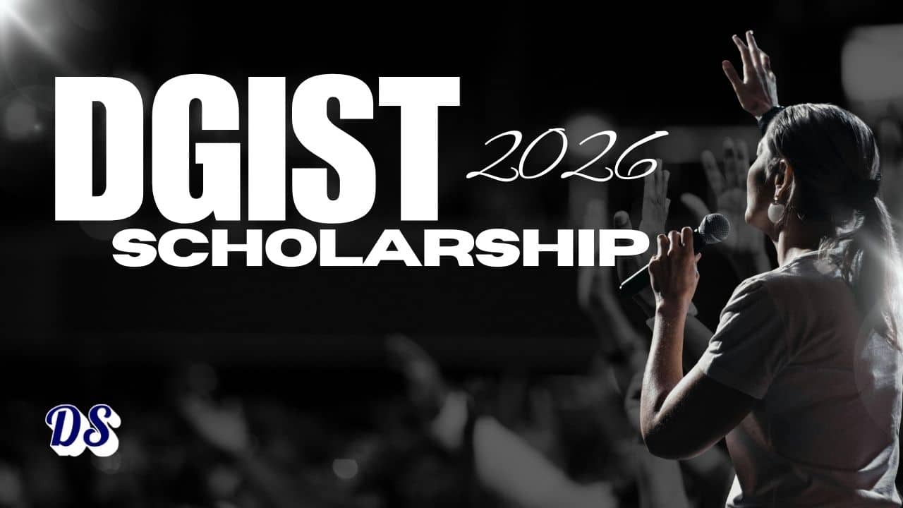 DGIST International Scholarships 2026 for Undergrad Degree Admissions