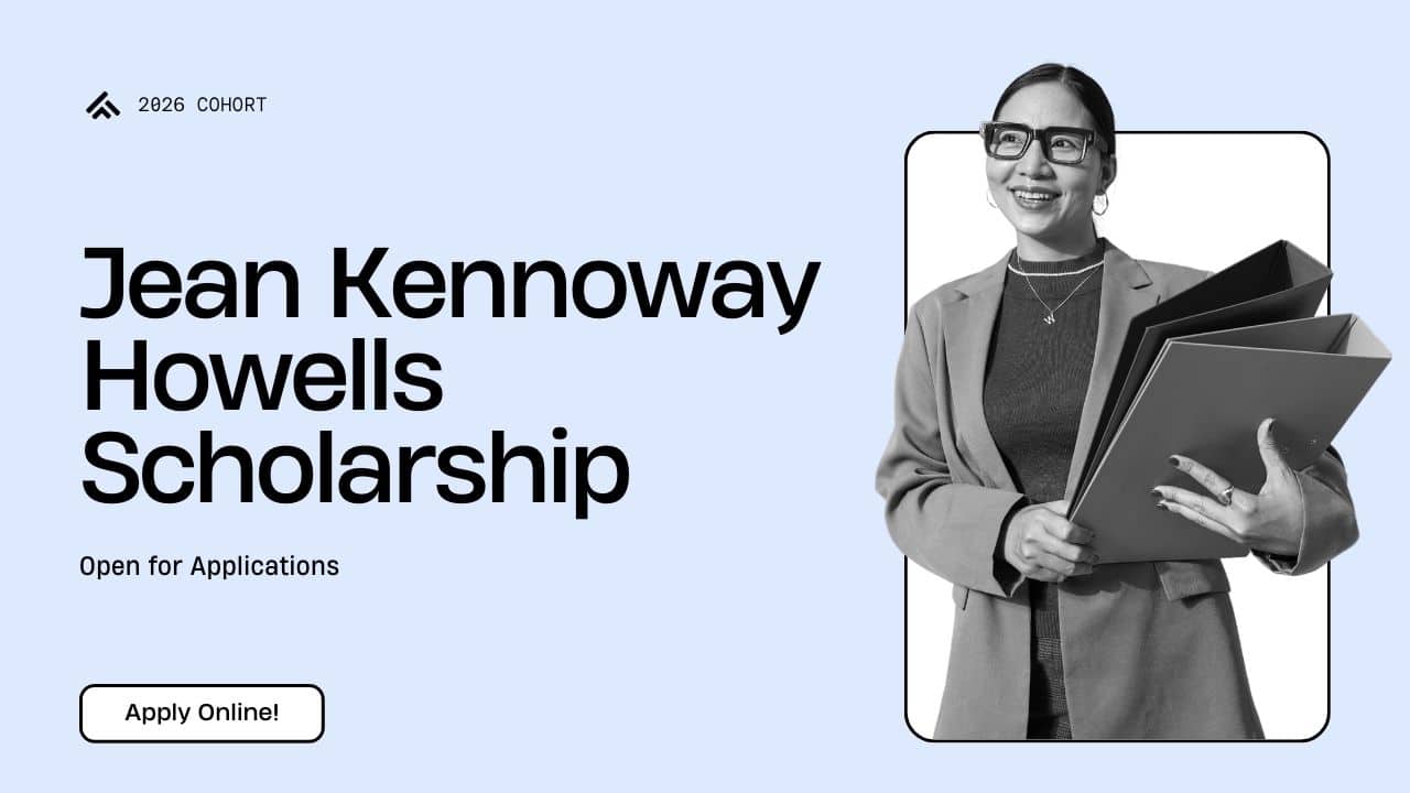 Jean Kennoway Howells Scholarships 2026 (Multiple Seats)