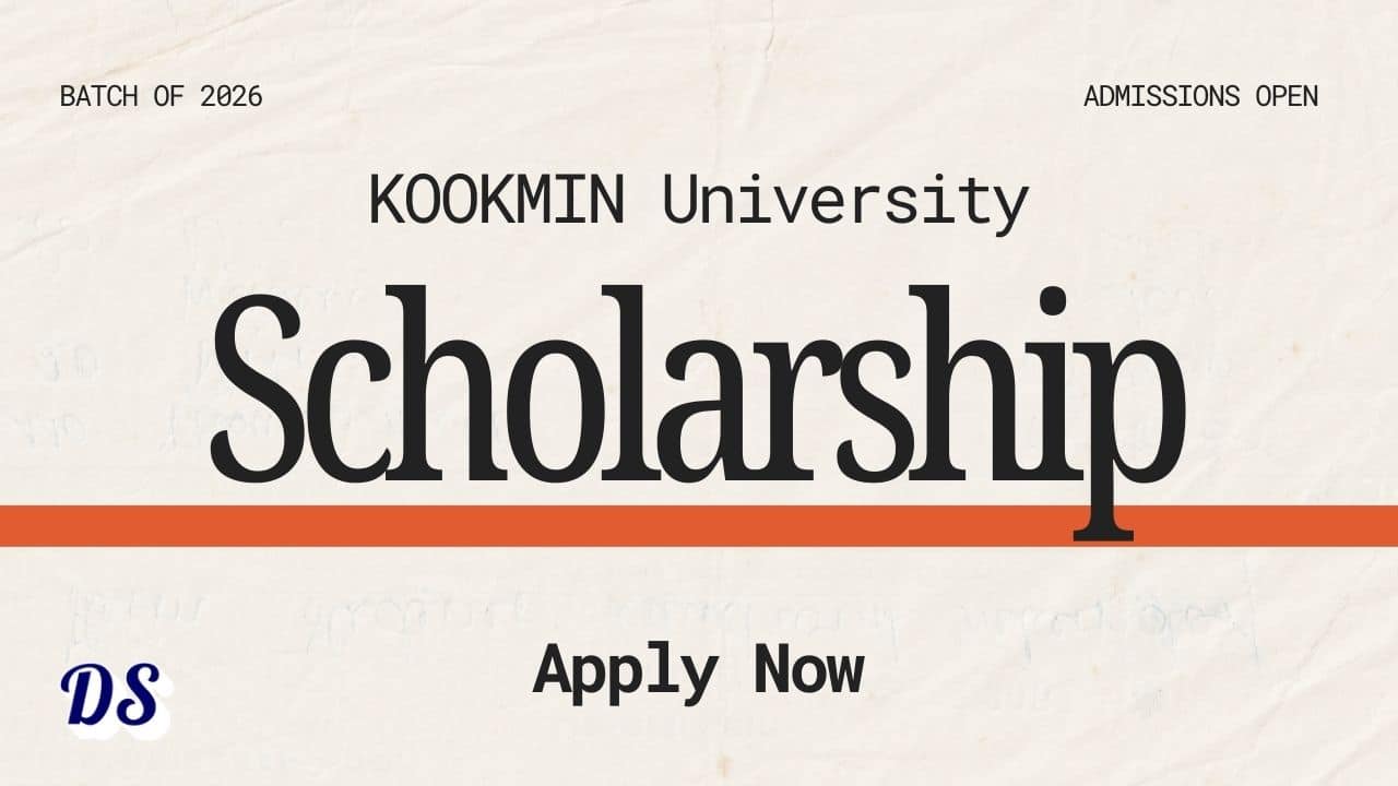 Kookmin University GKS Scholarship 2026 Open