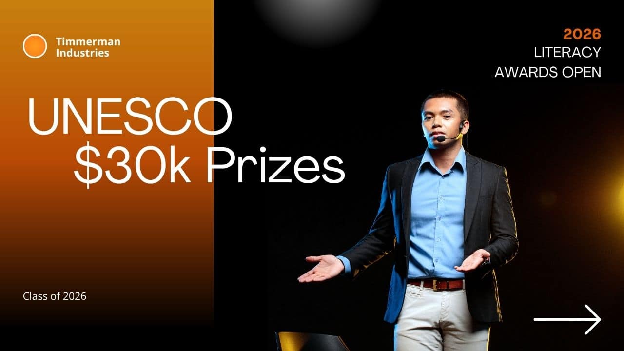 UNESCO International Literacy Prizes 2026 Open with $30,000 Awards for Global Programs