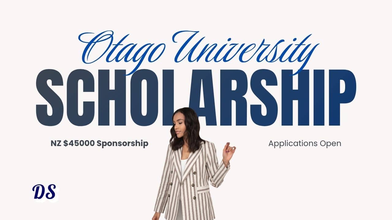 University of Otago Academic Excellence Scholarship 2027 With NZ$45,000 in Support