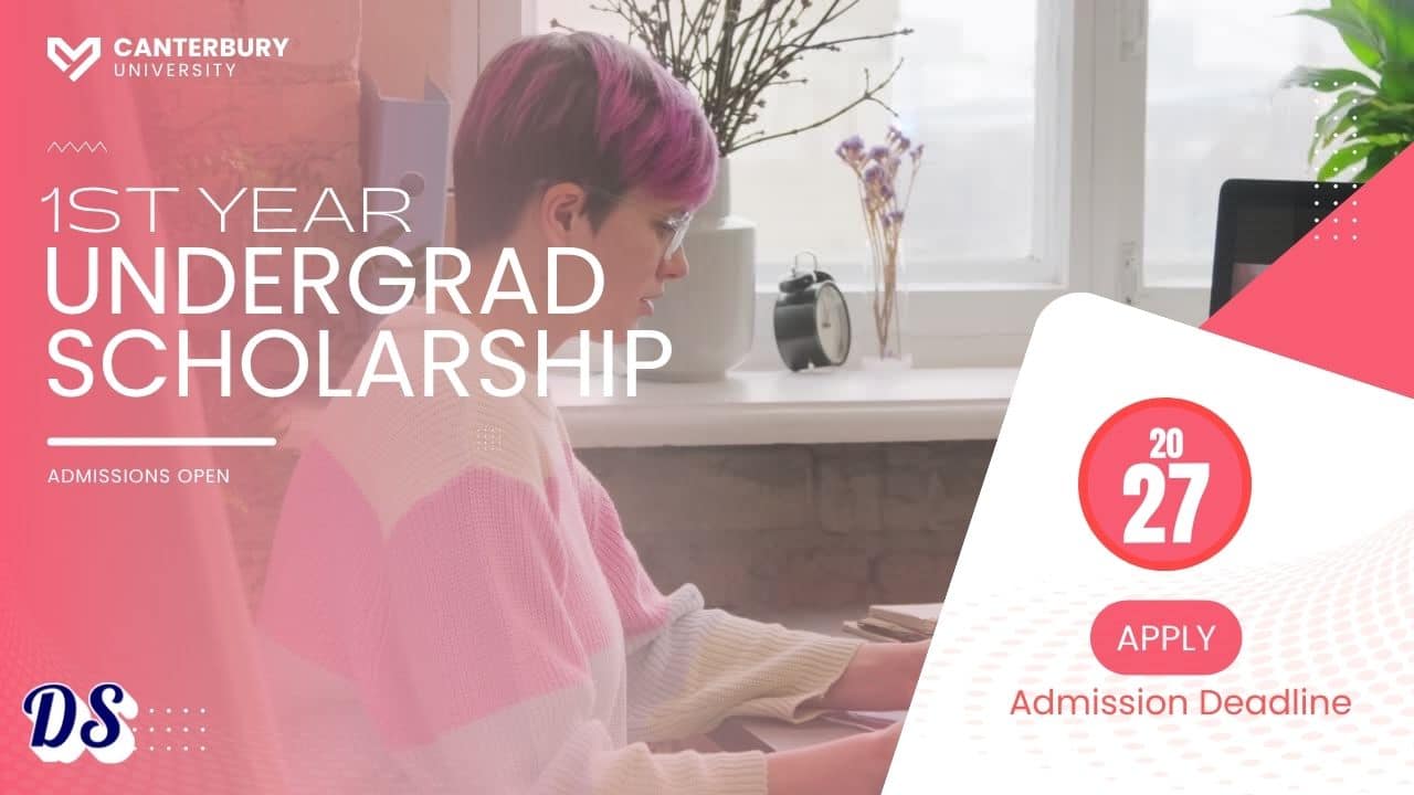 University of Canterbury 1st Year Scholarships for 2027 Undergraduate Intake 2 University of Canterbury 1st Year Scholarships for 2027 Undergraduate Intake