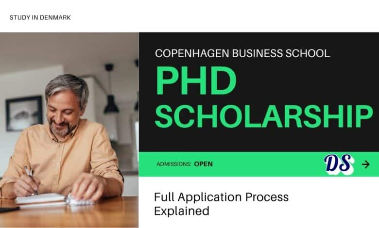 Copenhagen Business School PhD Scholarships 2027 Opens in Denmark (Process Explained)