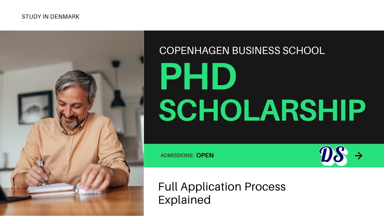 Copenhagen Business School PhD Scholarships 2027 Opens in Denmark (Process Explained)