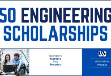 50 Engineering Scholarships 2027 Worldwide BE, MS and PhD Admissions Application Guide