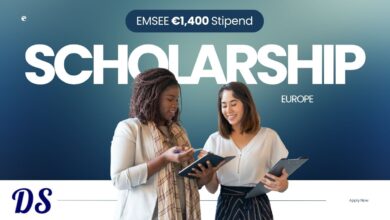 EMSSE €1,400 Stipend Scholarship 2027–2029 in Europe Inviting Applications
