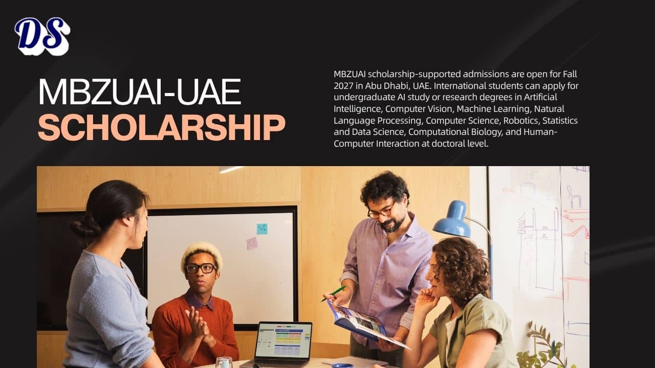 MBZUAI Scholarships 2027 Open in UAE for International Students Application Guide